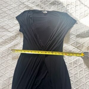 Elegant Black Wrap Dress